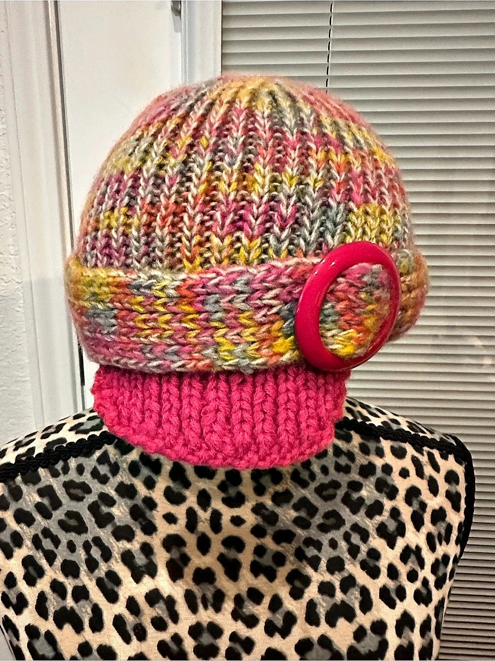 Multicolor Knit Hat